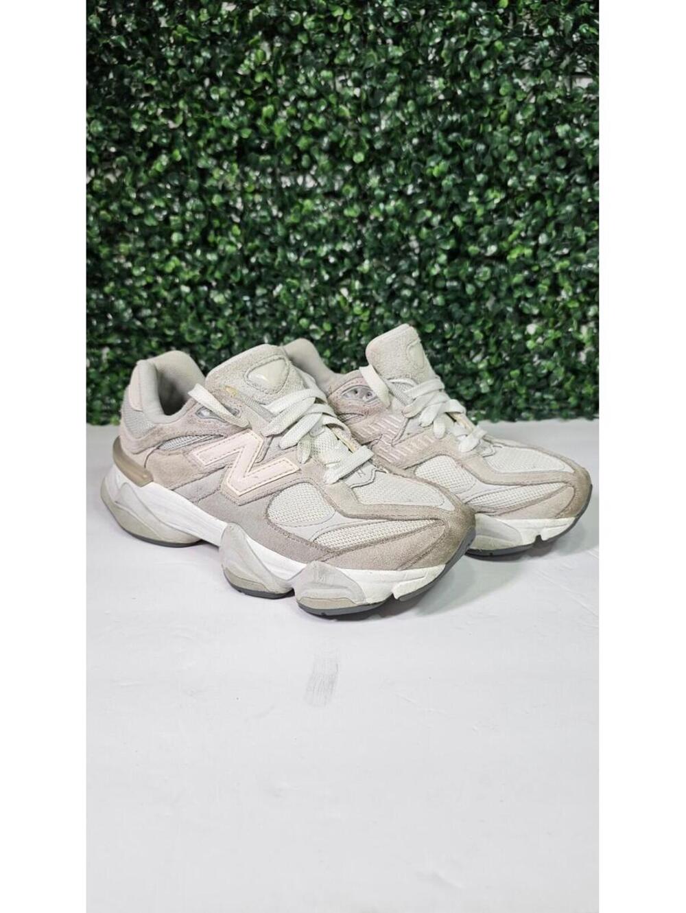 New Balance 9060 Cream Sneakers Size 4 Off White Running Shoes
